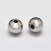 Rack Plating Brass Round Spacer Beads KK-I601-6mm-P-RS-1
