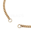 2.5MM 304 Stainless Steel Curb Chain Slider Bracelet Making AJEW-JB01454-2