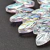 Electroplate Glass Beads Strands EGLA-B004-02A-HAB01-3