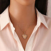 304 Stainless Steel Enamel Pendant Necklaces WG17FE6-05-2