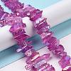 Natural Quartz Crystal Points Beads Strands G-K181-B24-4