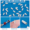 40pcs 925 Sterling Silver Tube Beads STER-PH0002-63-4