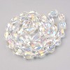 Transparent Glass Beads Strands X-EGLA-S194-09-A01-2
