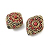 Handmade Tibetan Style Beads KK-Z157-01AG-01-2