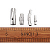 304 Stainless Steel Bayonet Clasps & Magnetic Screw Clasps STAS-YS0001-04P-10