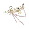 Alloy Crystal Rhinestone Hair Barrettes LS-PHAR-Z003-08LG-2