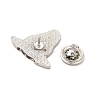 Dog Enamel Pin with Brass Butterfly Clutches LS-JEWB-A006-05B-3