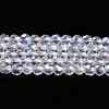 Electroplate Glass Beads Strands LS-GLAA-H021-01A-AB01-2