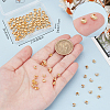 160Pcs Brass Crimp Bead Cover FIND-BBC0003-65A-G-3