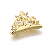 Brass Micro Pave Cubic Zirconia Pendants LS-KK-U061-05G-02-2