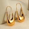 304 Stainless Steel Hoop Earrings EJEW-K315-04G-1