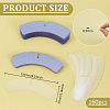 PVC Shirt Collar Shaping Support LS-FIND-WH0159-20B-2
