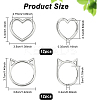 24Pcs 2 Style Alloy Linking Rings FIND-BC0003-32-2