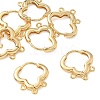 SHEGRACE Brass Hoop Earrings Findings XGR0156G-93G-1