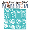 Mother's Day Self-Adhesive Silk Screen Printing Stencil DIY-WH0338-320-1