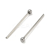 Tarnish Resistant 304 Stainless Steel Ball Head pins STAS-M010-18mm-01-3