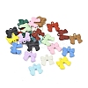 Spray Painted Alloy Pendants PALLOY-R151-05-1