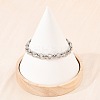 304 Stainless Steel Link Chain Bracelets for Women BJEW-H207-01D-P-2