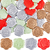 80Pcs 4 Colors Tree of Life Adhesive Wax Seal Stickers DIY-CP0010-19-1