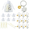 Alloy Enamel Flower Keychains KEYC-YW00209-1