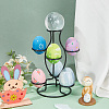 7-Slot Iron Easter Egg Display Stands ODIS-WH0058-21B-EB-4