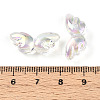 Transparent UV Plating Acrylic Beads PACR-D288-15A-3
