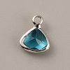 Faceted Glass Pendants LS-GLAA-WH0030-13P-03-1