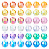 1080Pcs 12 Style Transparent Acrylic Beads PACR-TA0001-11-1