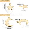 304 Stainless Steel Charms STAS-UN0016-61-2