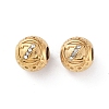 Ion Plating(IP) 304 Stainless Steel Rhinestone European Beads STAS-A092-10Z-G-1