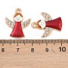 Alloy Enamel Pendants FIND-I065-03B-KCG02-3