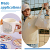 9Pcs Gleit & Rhinestone Embroider Self-adhesion Thread Iron on/Sew On Patches PATC-FG0003-57-5
