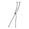 Non-Tarnish Adjustable 304 Stainless Steel Bracelet Making STAS-G169-02P-A-2