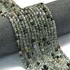 Natural Green Lodolite Quartz Beads Strands G-A260-A01-01-1