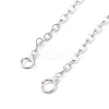 Brass Cable Chain Necklace Making NJEW-D302-80P-2