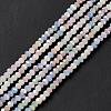 Electroplate Glass Beads Strands EGLA-S192-001A-B14-1