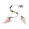 Mixed Gemstone Pointed Dowsing Pendulums G-F754-01-2