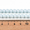Baking Paint Pearlized Glass Pearl Bead Strands HY-N002-6mm-B01-5