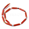 Handmade Lampwork Chevron Beads LAMP-Z019-01-08-2