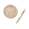 12Pcs 12 Styles Faceted Round Natural Mixed Stone Beaded Connector Charms PALLOY-JF03557-3