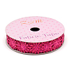 Glitter Powder Polyester Ribbons X-SRIB-S048-04C-2