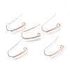 304 Stainless Steel Earring Hooks STAS-K211-02RG-1
