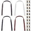 8 Bags 4 Colors PU Leather Bag Handles FIND-CL0001-50C-7