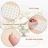 80 Sheets 4 Patterns PVC Waterproof Self-Adhesive Sticker Sets STIC-OC0001-10D-4