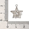 304 Stainless Steel Pendants STAS-L022-250-3