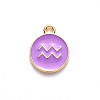 Alloy Enamel Pendants ENAM-S124-01B-01J-2