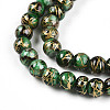 Baking Paint Glass Beads Strands DGLA-N003-4mm-B09-4