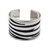 Alloy PU Open Cuff Bangles Bangles BJEW-U014-01P-02-2