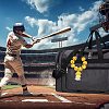 Wood Baseball Beads Pendant Decorations HJEW-SW00126-6