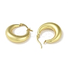 Ion Plating(IP) 304 Stainless Steel Hoop Earrings for Women STAS-I304-21A-G-2